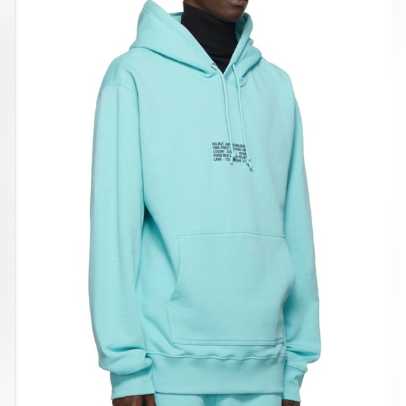 Helmut Lang Other - Helmut Lang Distort Blue Hoodie